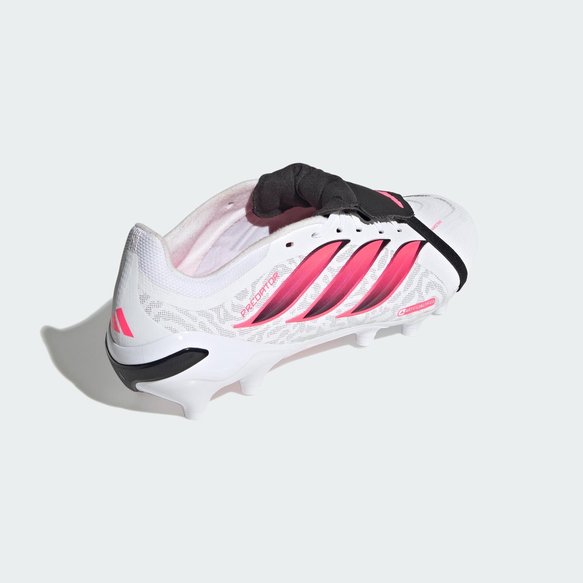 Predator League Fold-Over Tongue Artificial Ground Football Boots Predator League Fold-Over Tongue Artificial Ground Football Boots cloud white / solar turbo / core black, adidas Performance