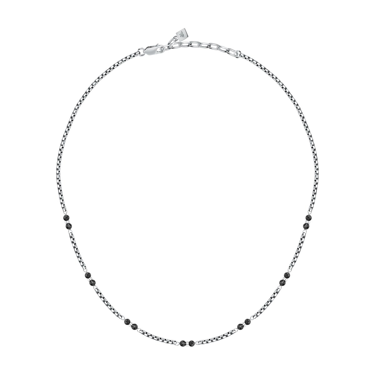 Colliers en Onyx/steel et Onyx acier inoxydable, MORELLATO
