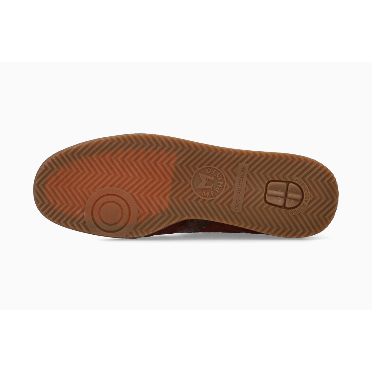Baskets en cuir WITNEY rouge foncé 5150, MEPHISTO