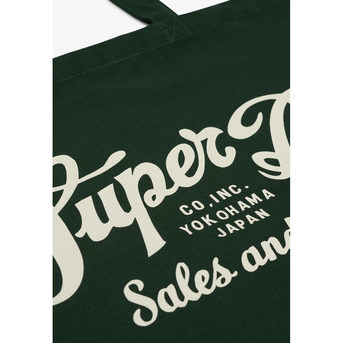 Tote vert émail/blanc cassé, SUPERDRY