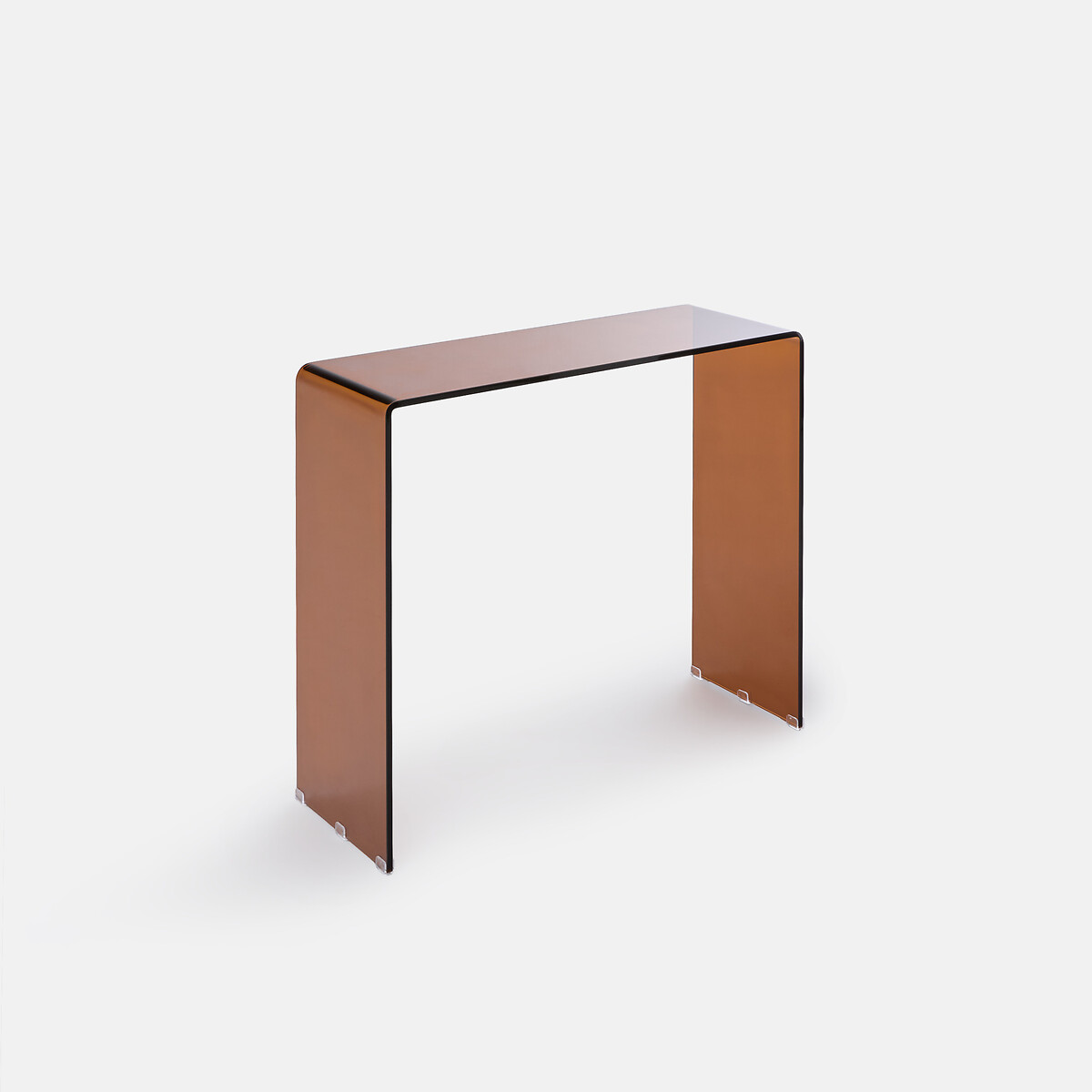 Console en verre trempé, JOAN ambre, LA REDOUTE INTERIEURS