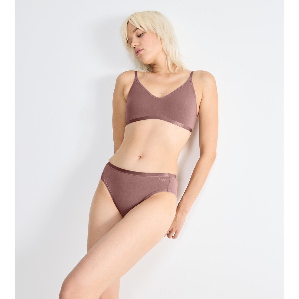 Confezione da 2+1 gratuito - Slip GO DAILY COTTON cacao, SLOGGI