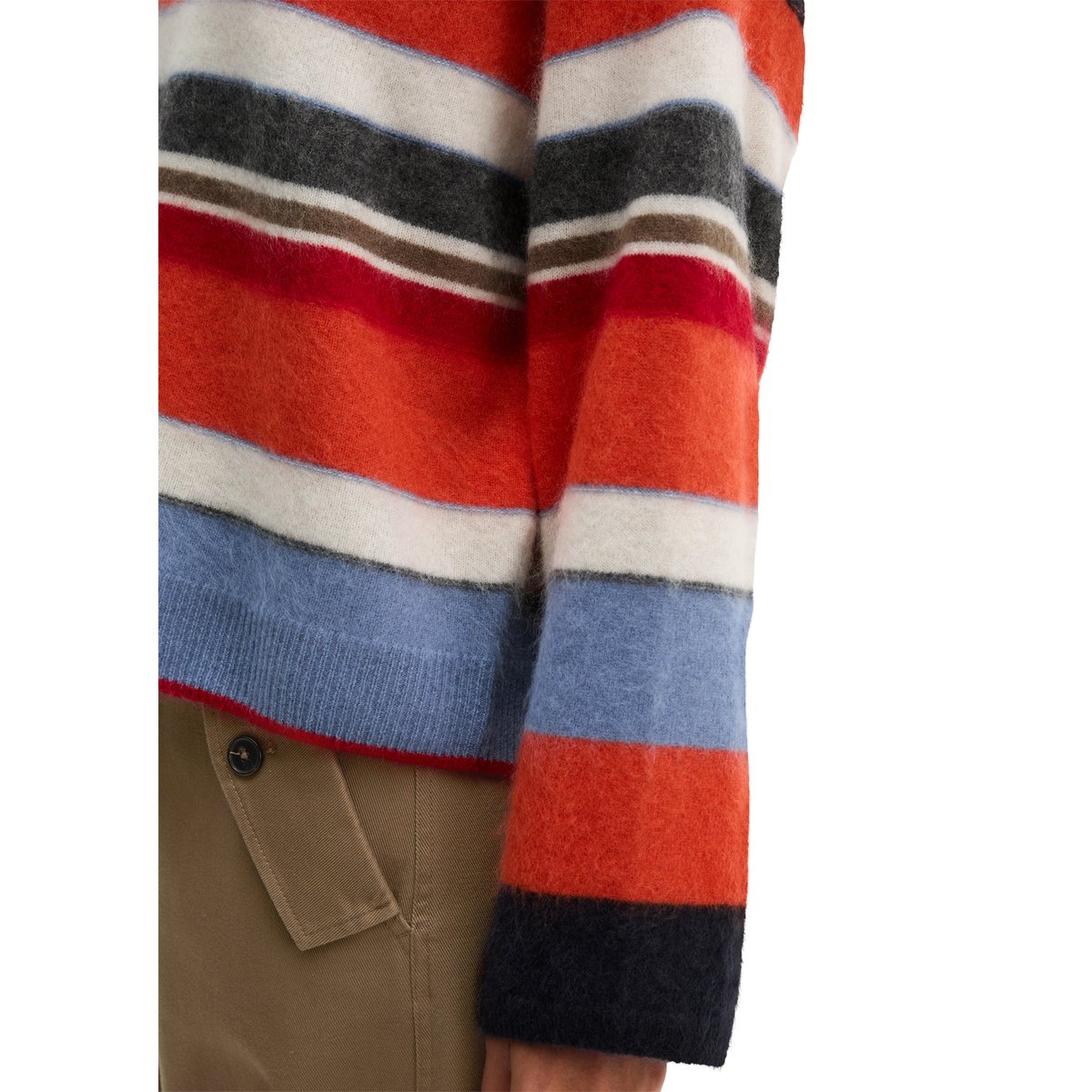 Pull en maille ample en laine mérinos douce orange, MARC O'POLO
