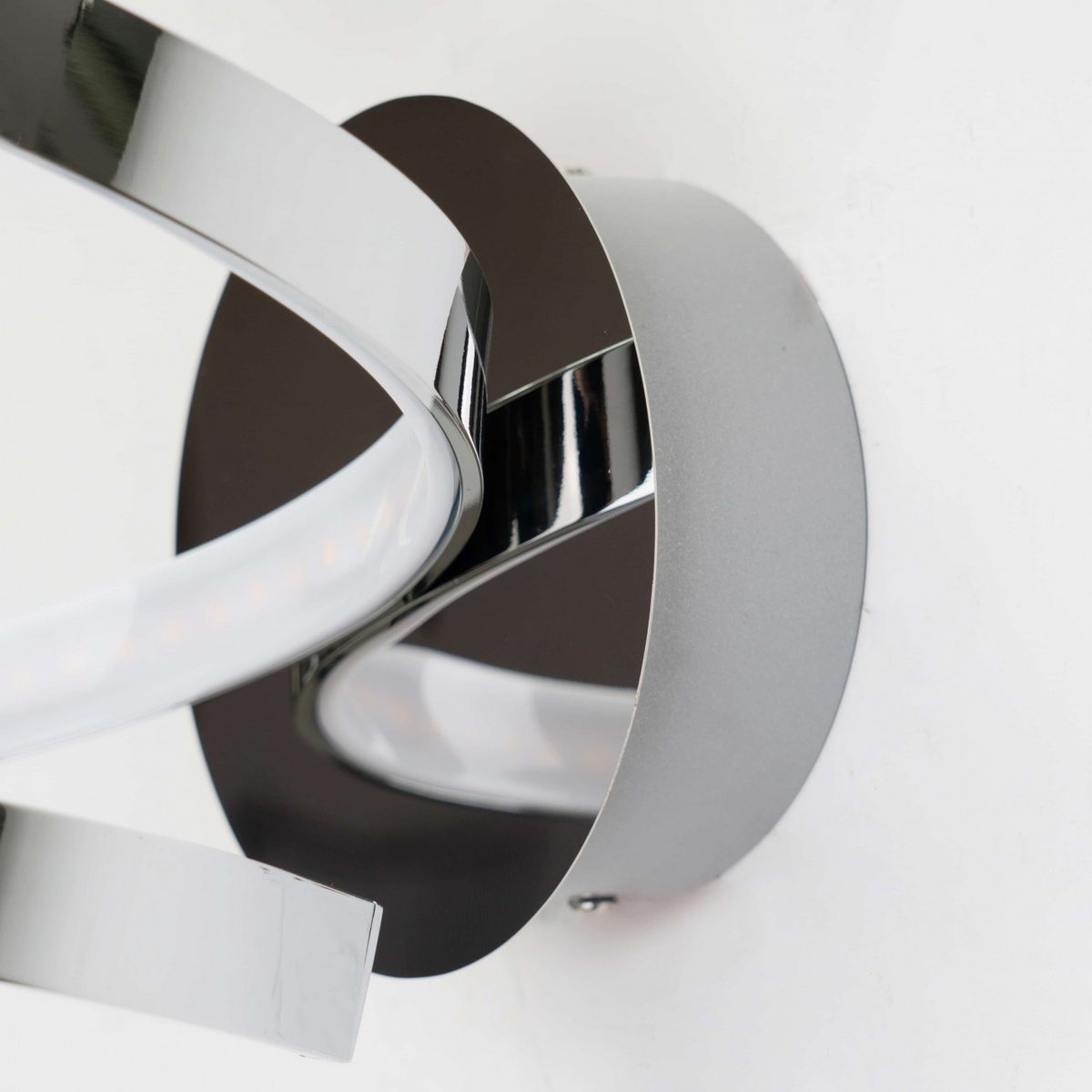 Applique spirale chromée LED - FILM argenté / chromé, KOSILUM