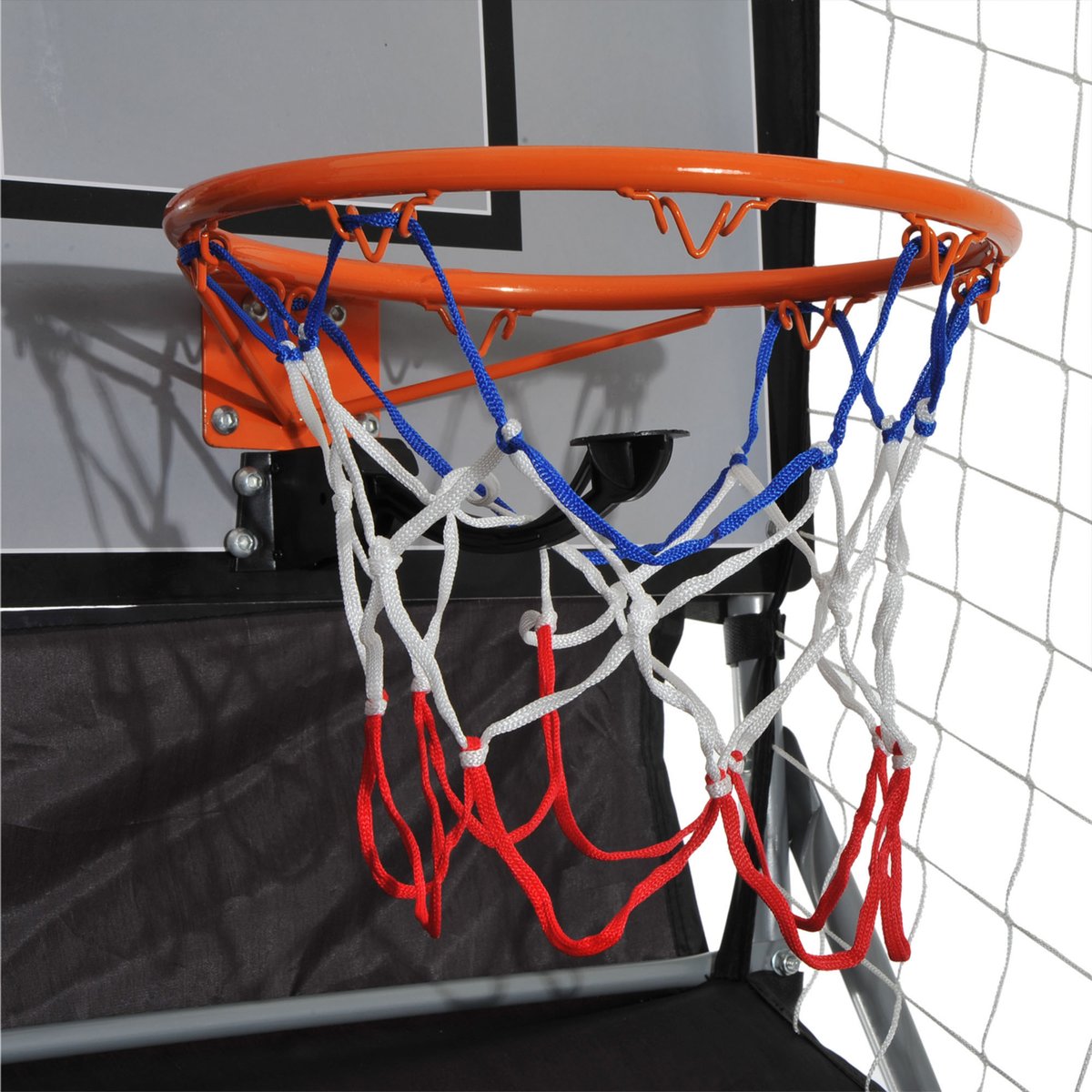 Jeu de tir au basket Bois Noir noir, HOMCOM