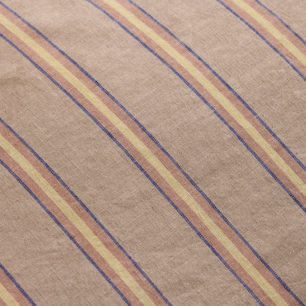 Lot De 2 Taies D'Oreiller en Rayures tissées colorées LELIO naturel rayé, MADURA