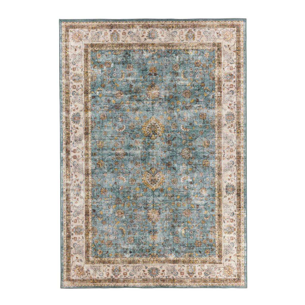 Tapis intérieur rectangulaire vintage LIV multicolore, SWEEEK