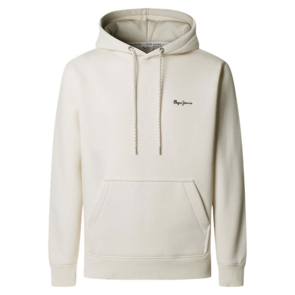 Sweat À Capuche Avec Logo blanc ivoire, PEPE JEANS