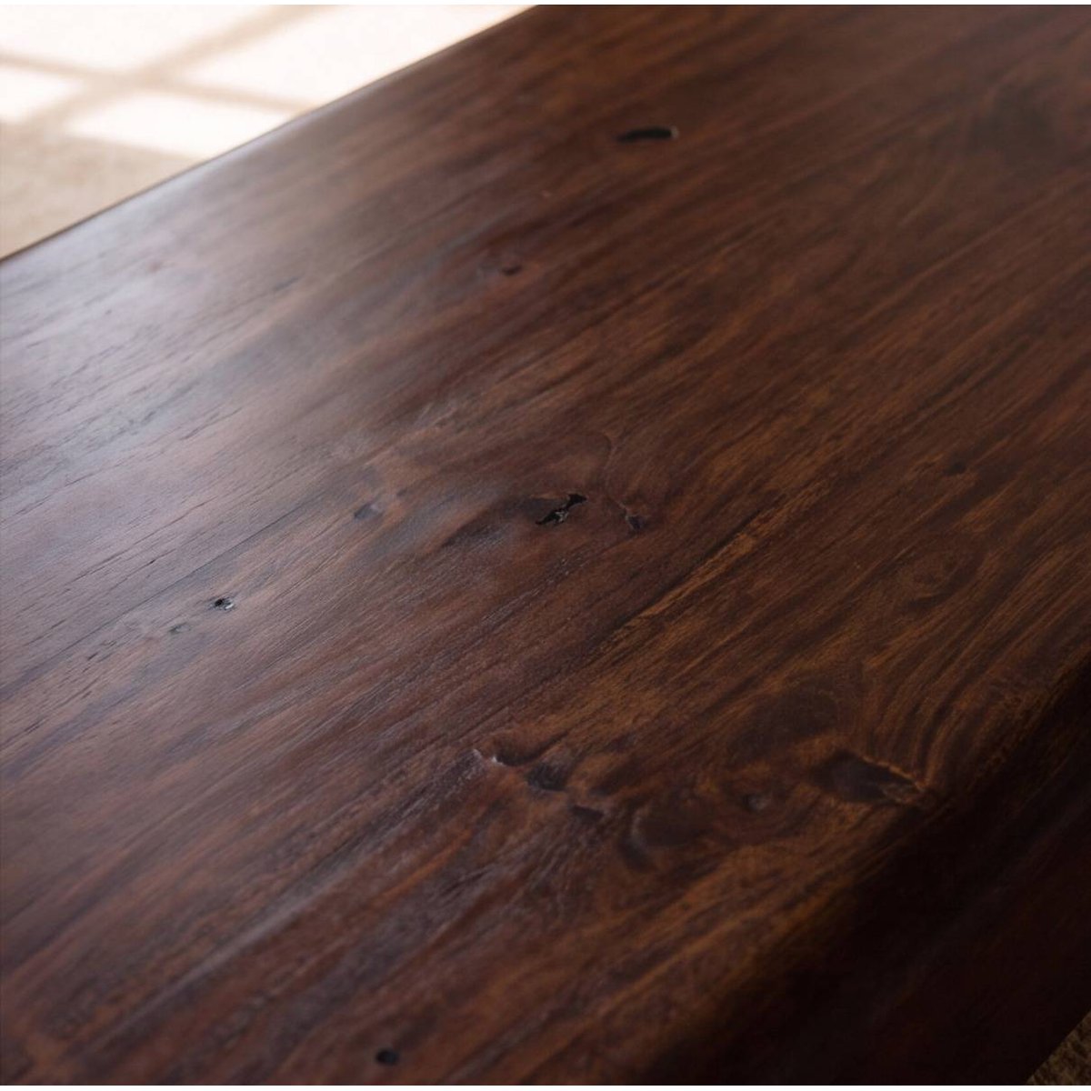 Table basse en bois de manguier ALANAH bois foncé, MADE IN MEUBLES