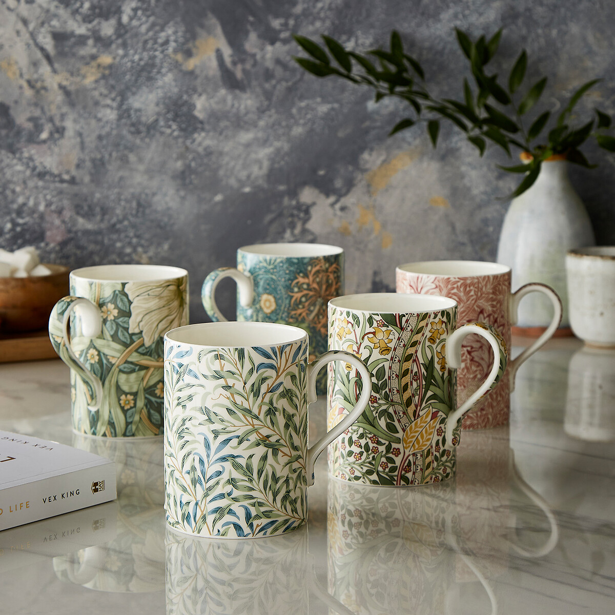 Morris & Co. Willow Bough Bone China Mug multi-coloured, MORRIS & CO.