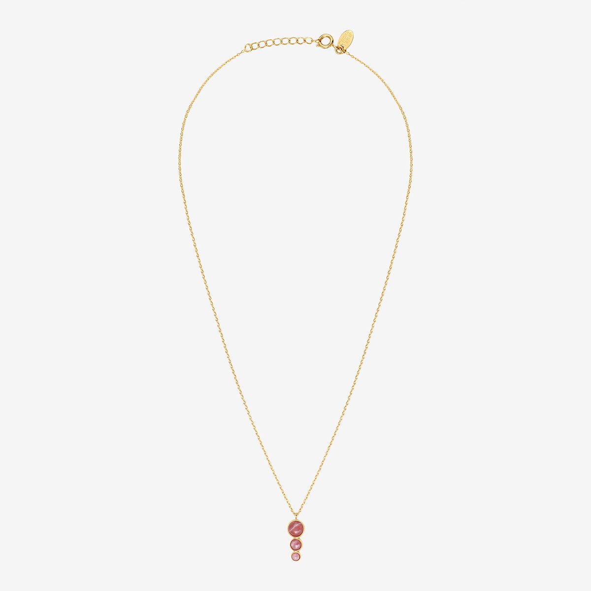 Collier doré rhodochrosite - andrea rose, CAROLINE NAJMAN