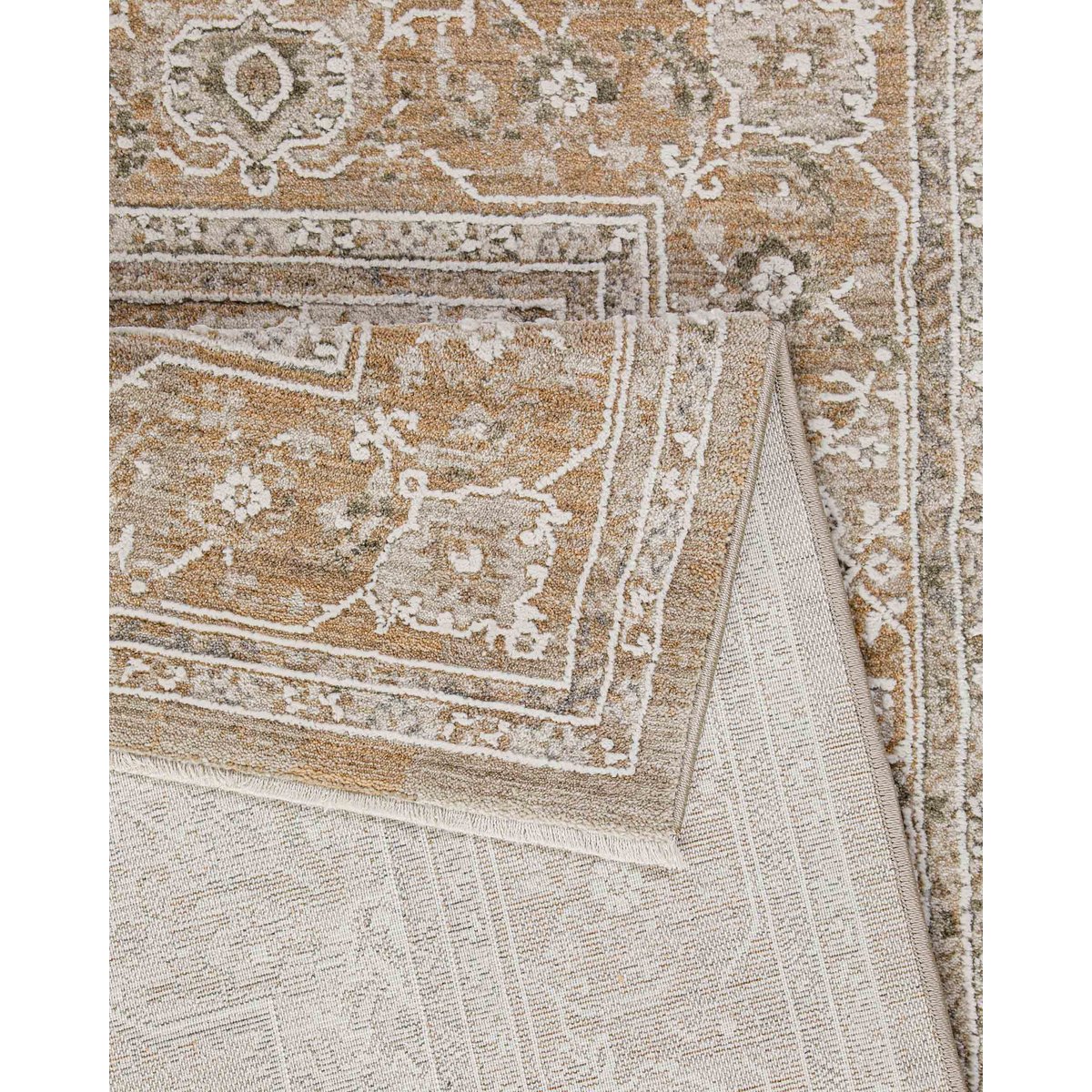 WECONhome Vintage Soul par Esprit, tissé machine, tapis poils courts, motif oriental avec effet relief, certifié OEKO-TEX® , Vintage Soul brun beige, ESPRIT
