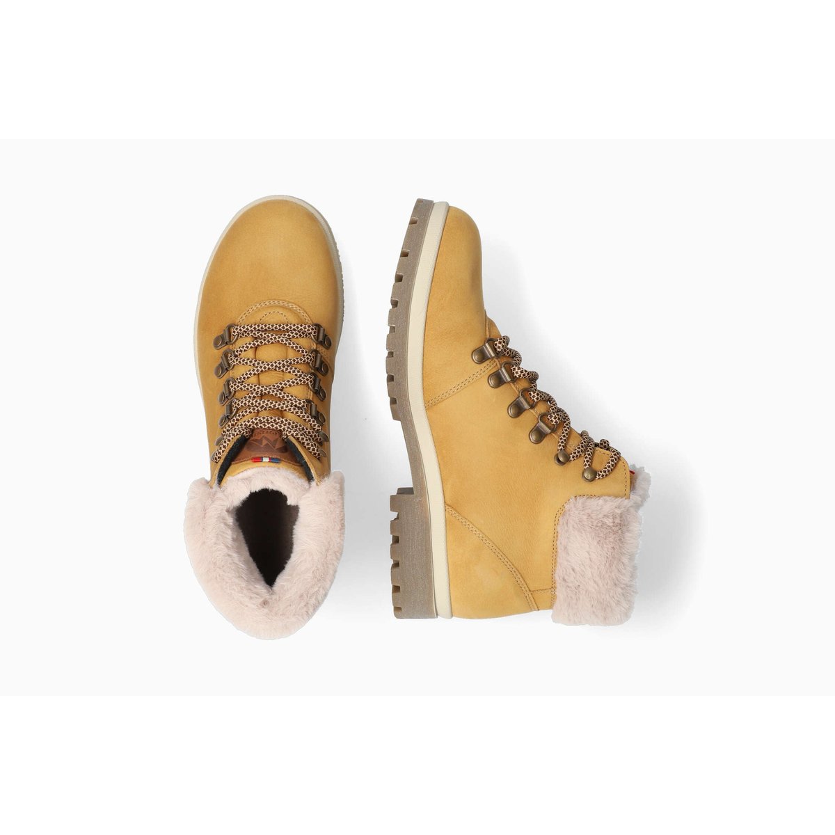 Bottines en cuir ZELDA beige 6, MEPHISTO