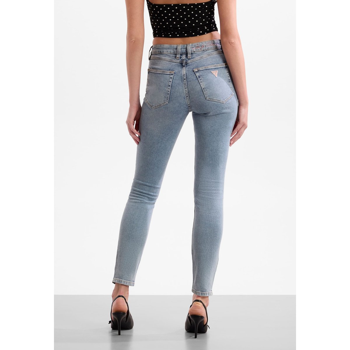Jean Skinny bleu clair, GUESS