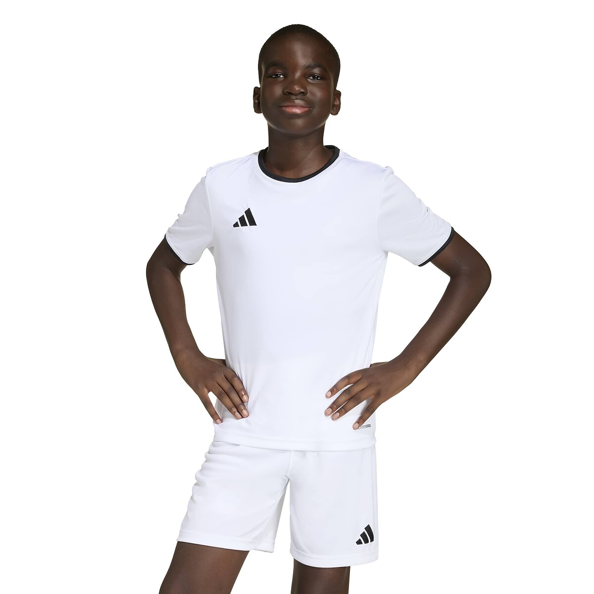 T-shirt à manches courtes de football blanc, adidas Performance