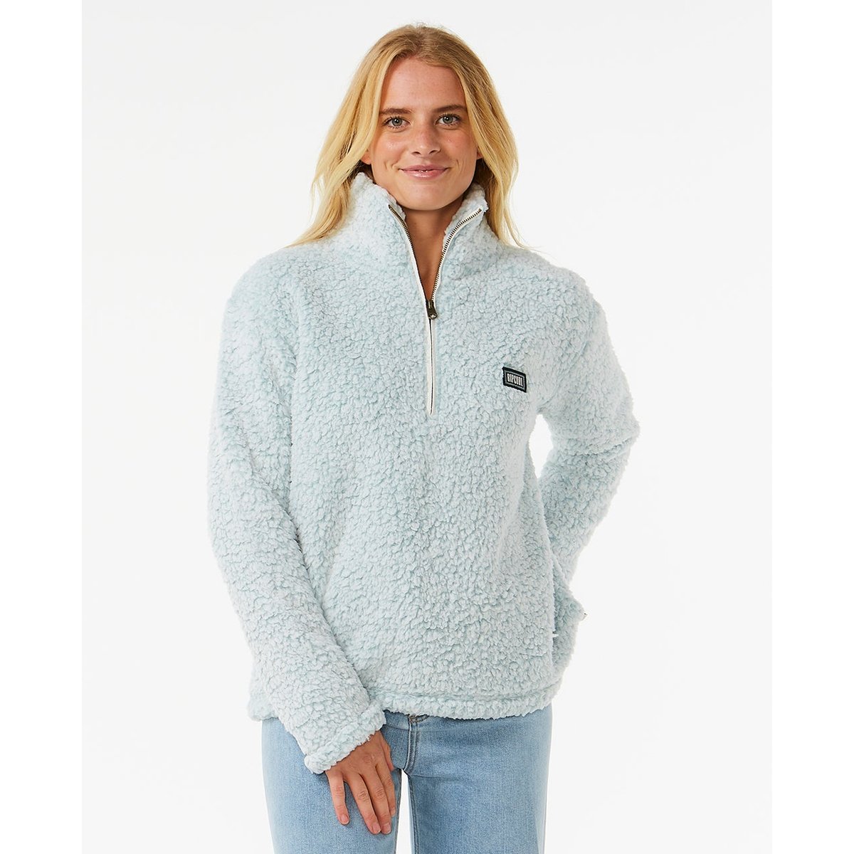 Pull Demi-Zip Dark n Stormy bleu, RIP CURL