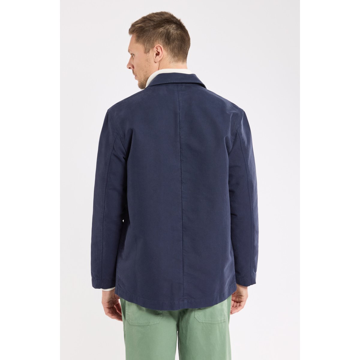 Veste tailleur en coton pour homme marine deep, ARMOR-LUX