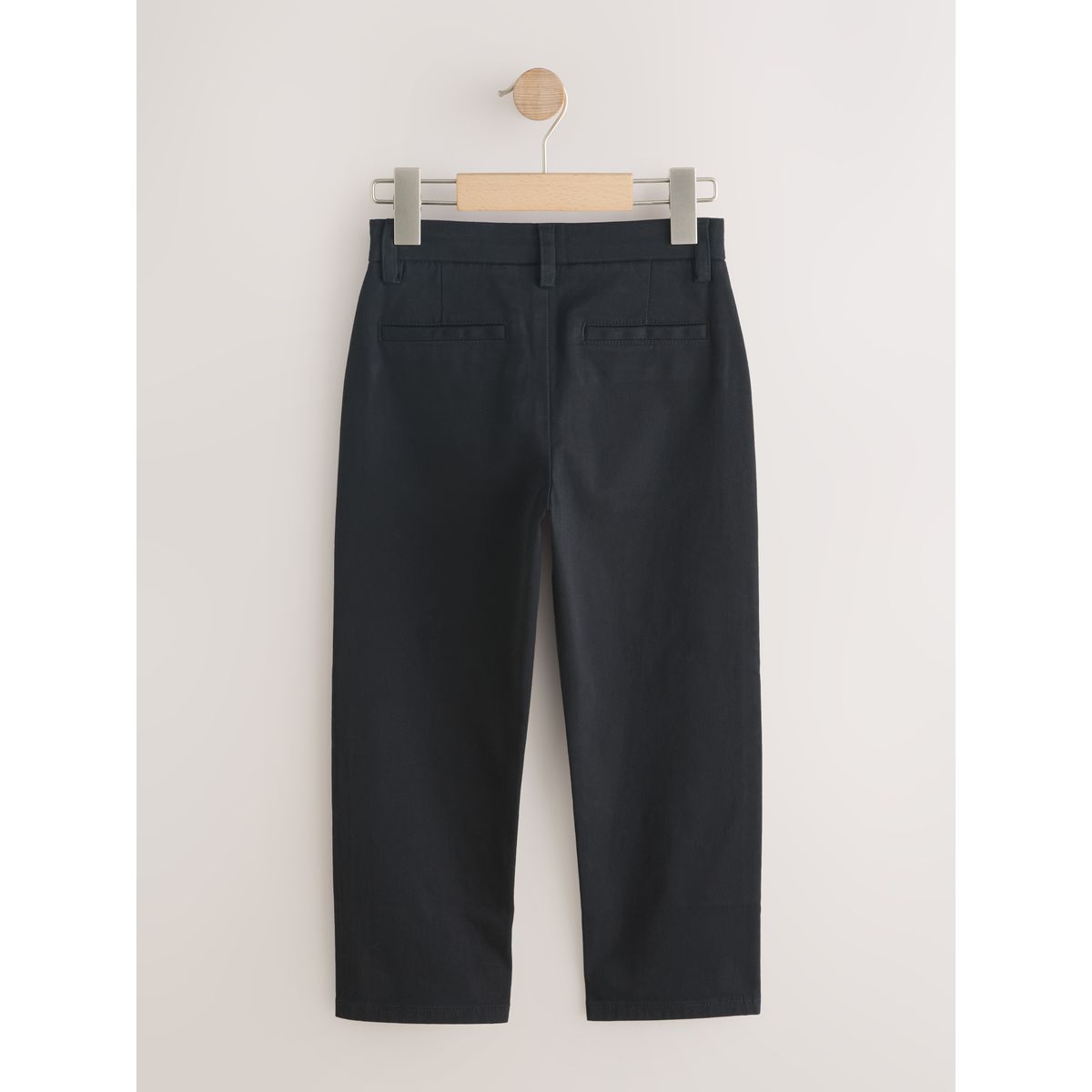 Pantalon chino stretch noir, NEXT