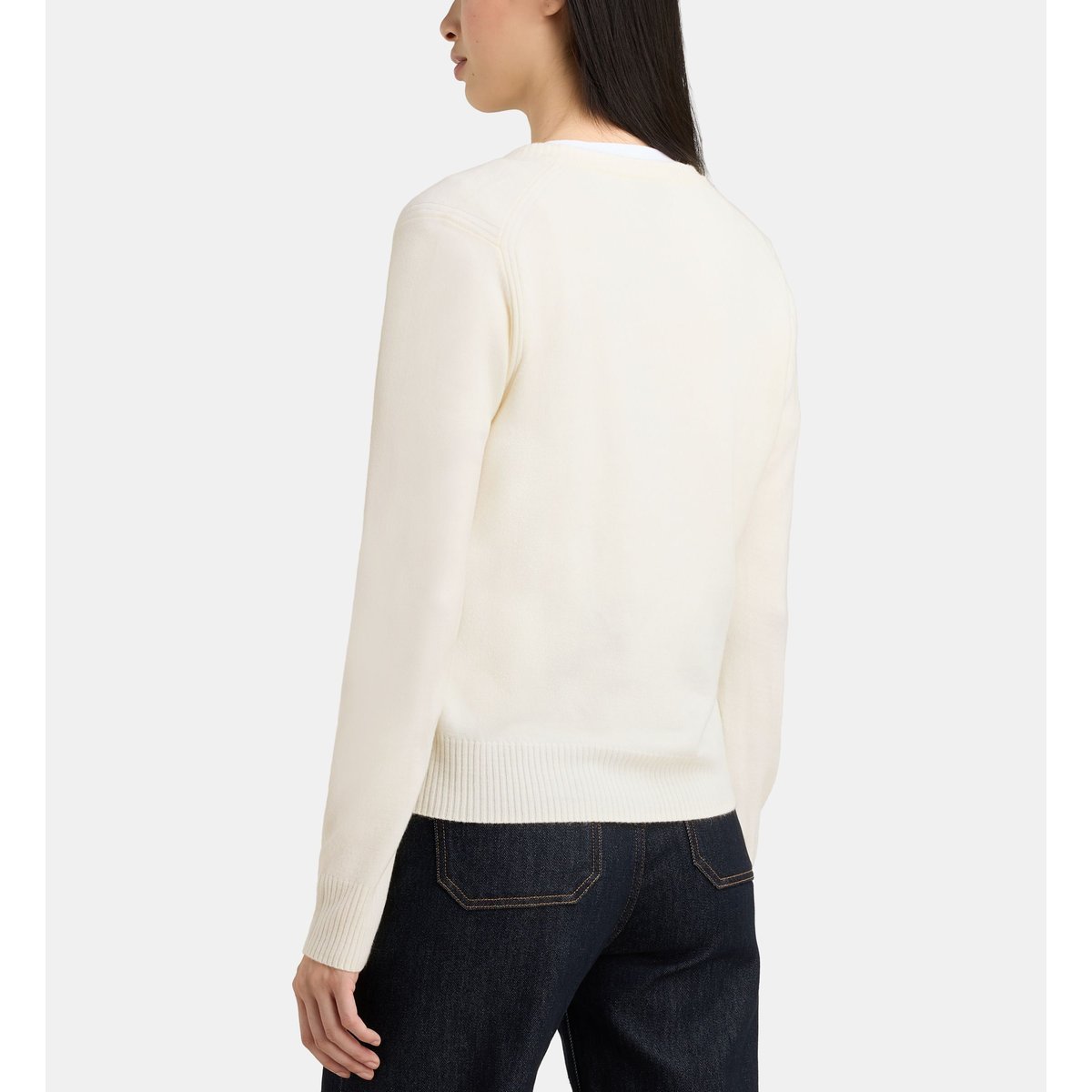 Cardigan droit flore c écru, GALERIES LAFAYETTE