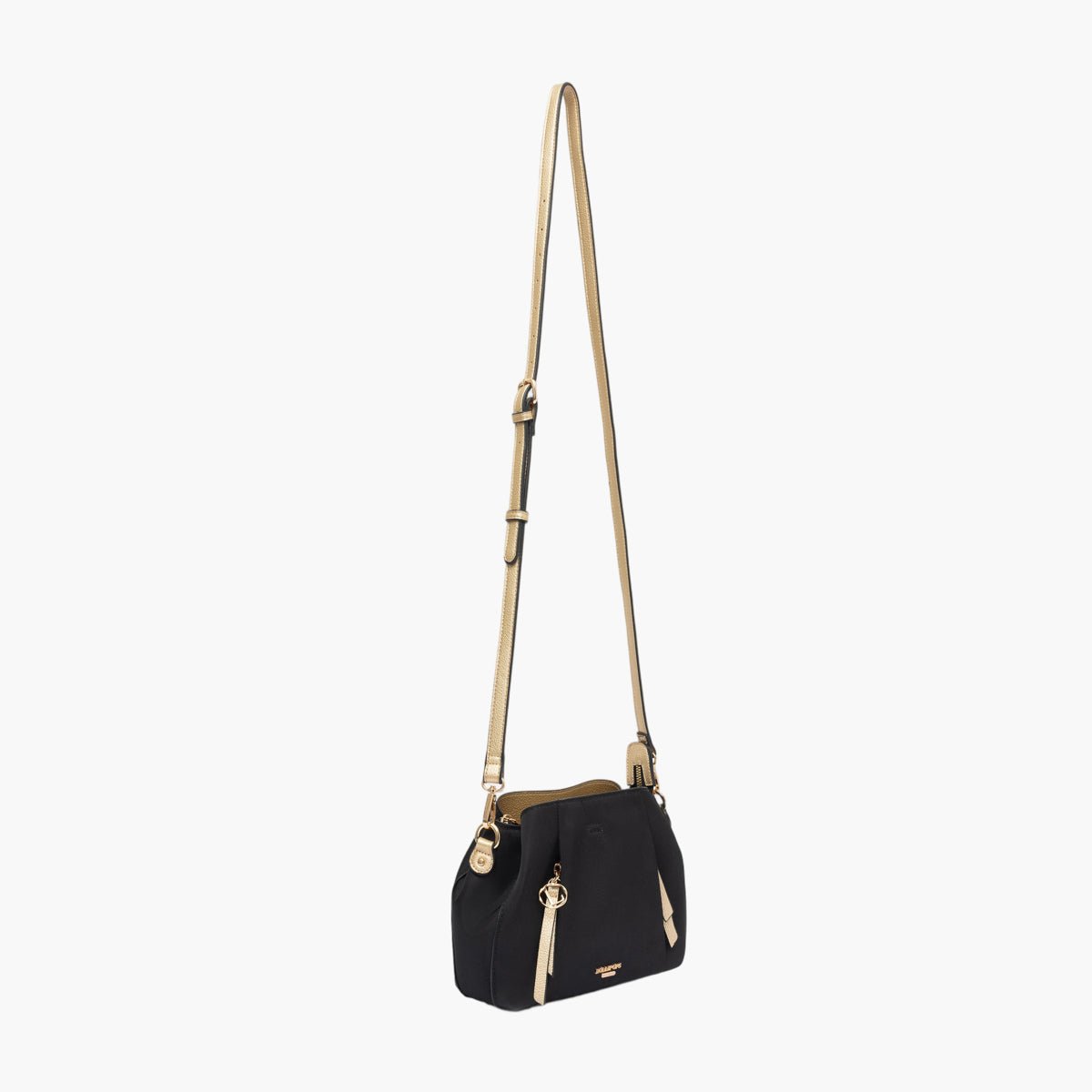 Sac multi poches Teralia Shopper M noir,doré, LOLLIPOPS