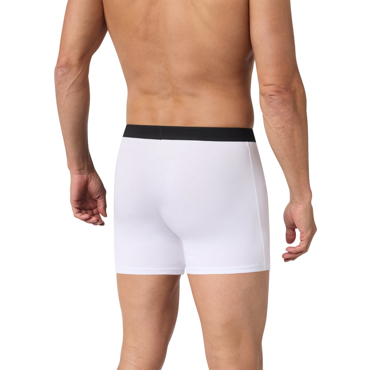 Boxer mi-long Signature blanc, DIM