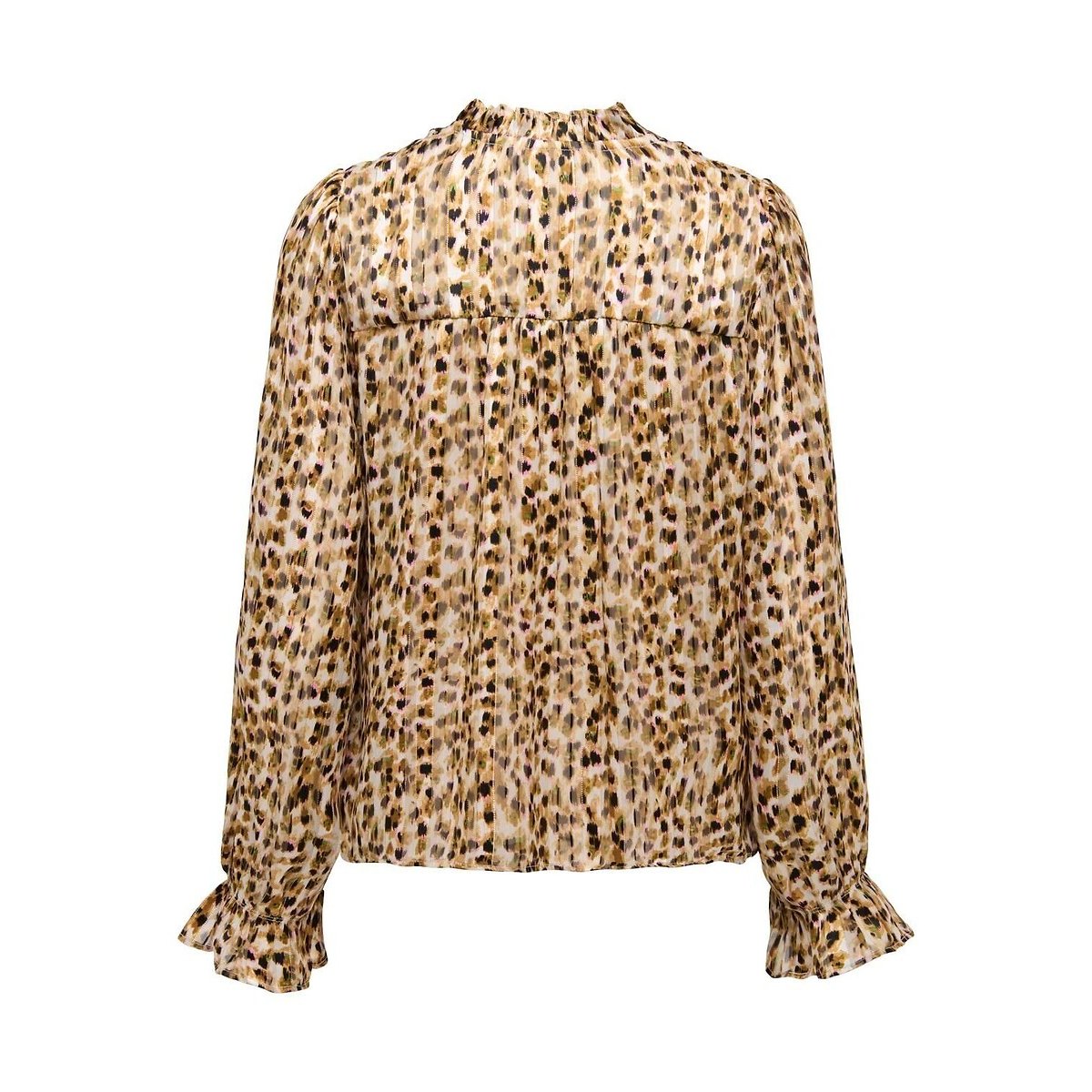 Blouse imprimée manches longues imprimé multicolore, ONLY