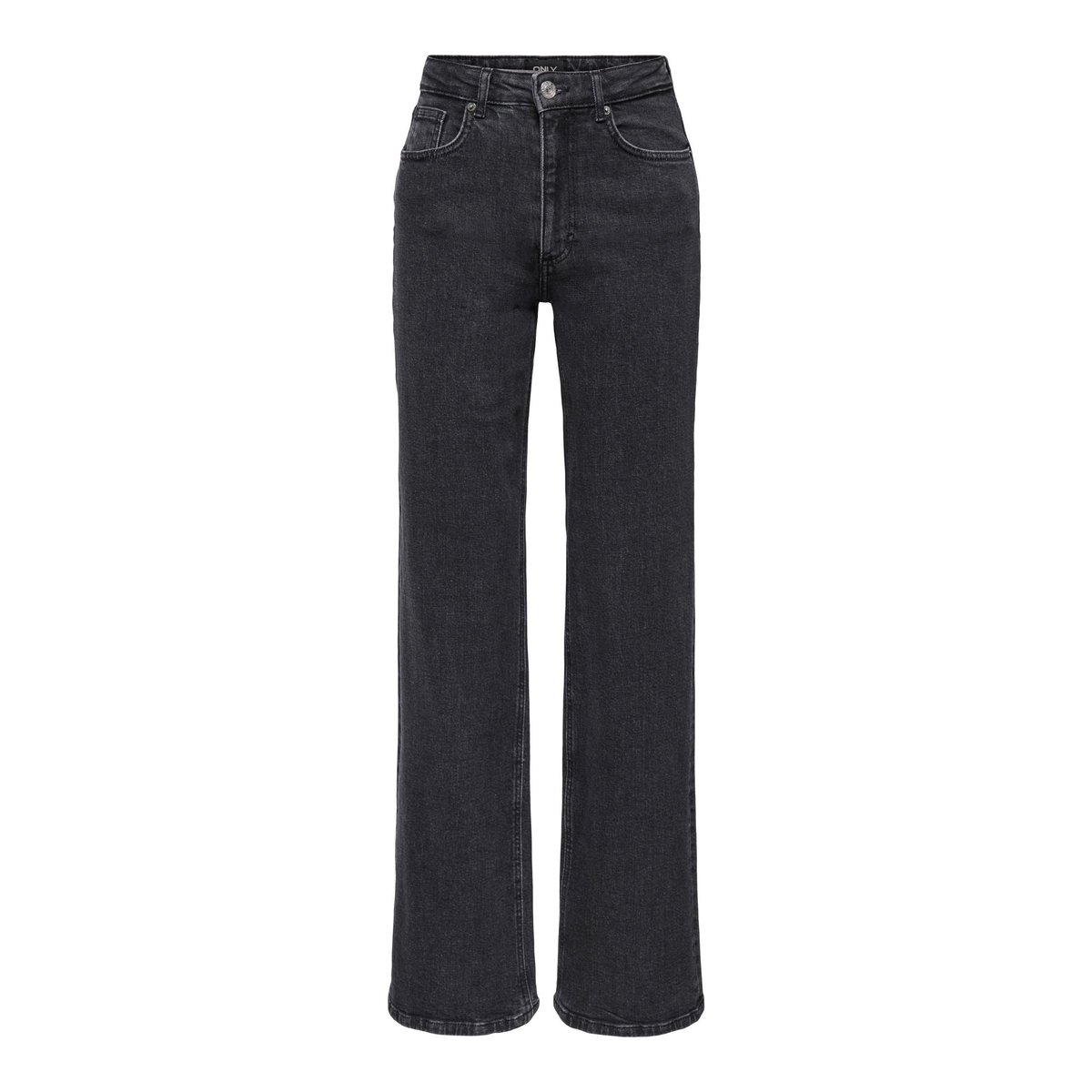 Jean À Jambe Large black denim, ONLY