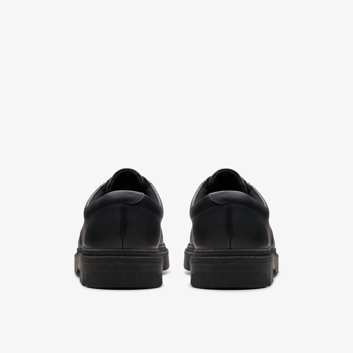 Derbies Cuir Coupe Large LORCAM LOOP Y noir, CLARKS