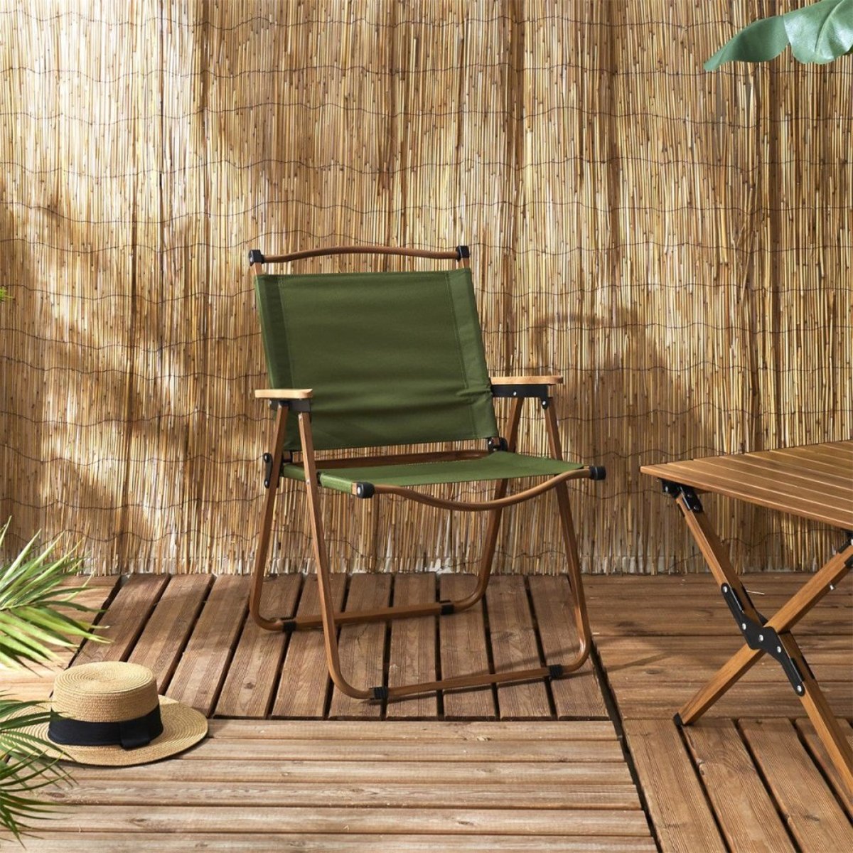 Chaise De Camping Mariposa Vert vert, DECORATIE