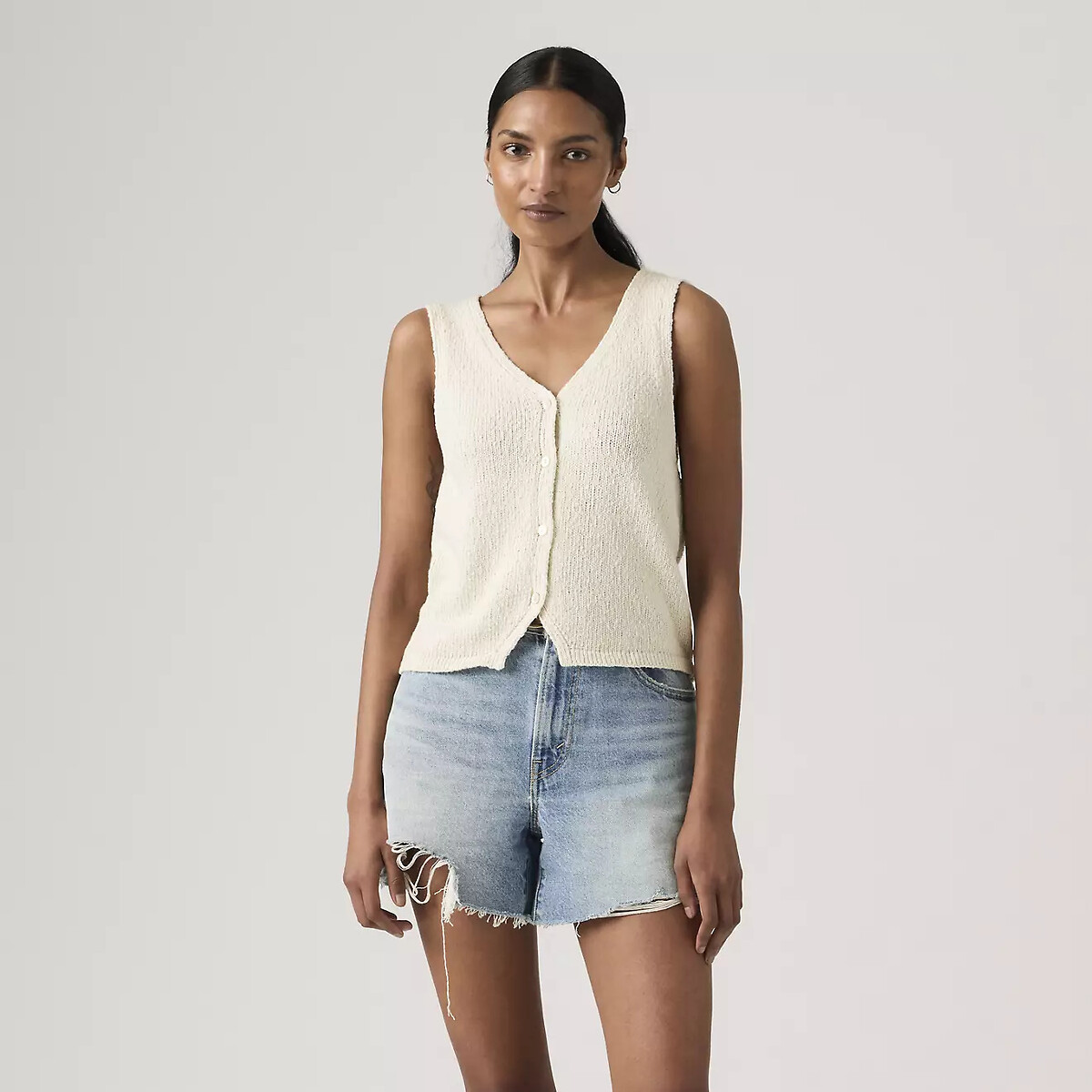 Colete com decote em V cru, LEVI'S