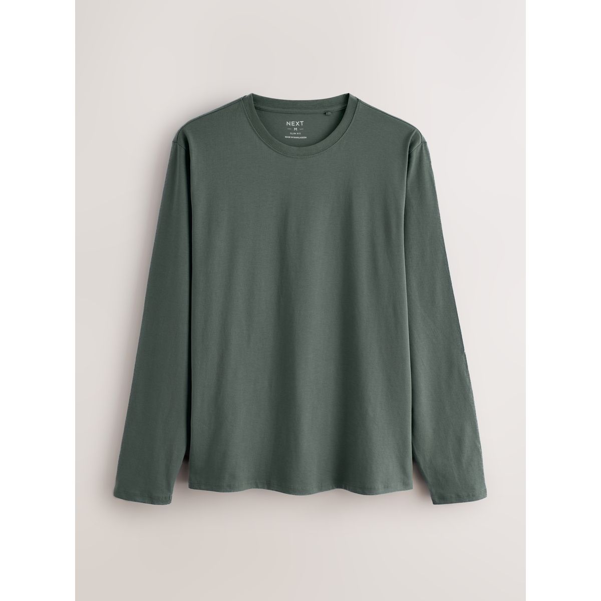 T-shirt superposé à manches longues, lot de 5 vert, NEXT