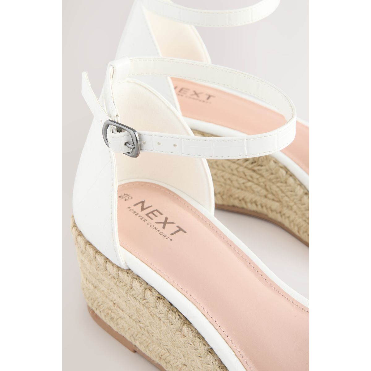 Espadrilles compensées blanc, NEXT