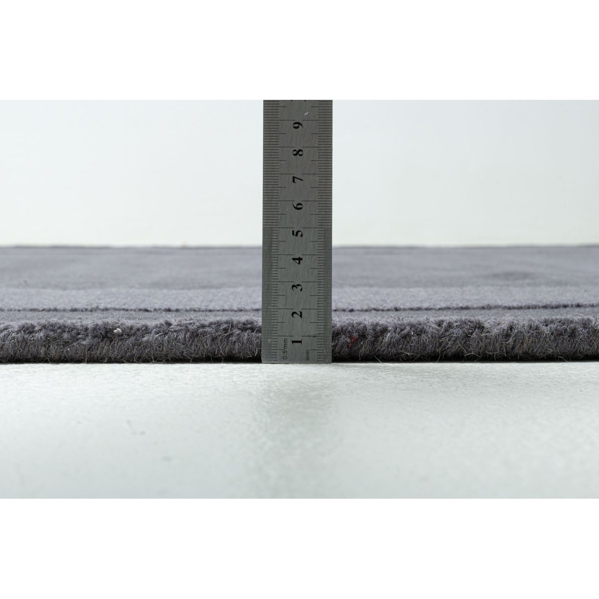Tapis de salon en laine - USEDOM anthracite, THEKO