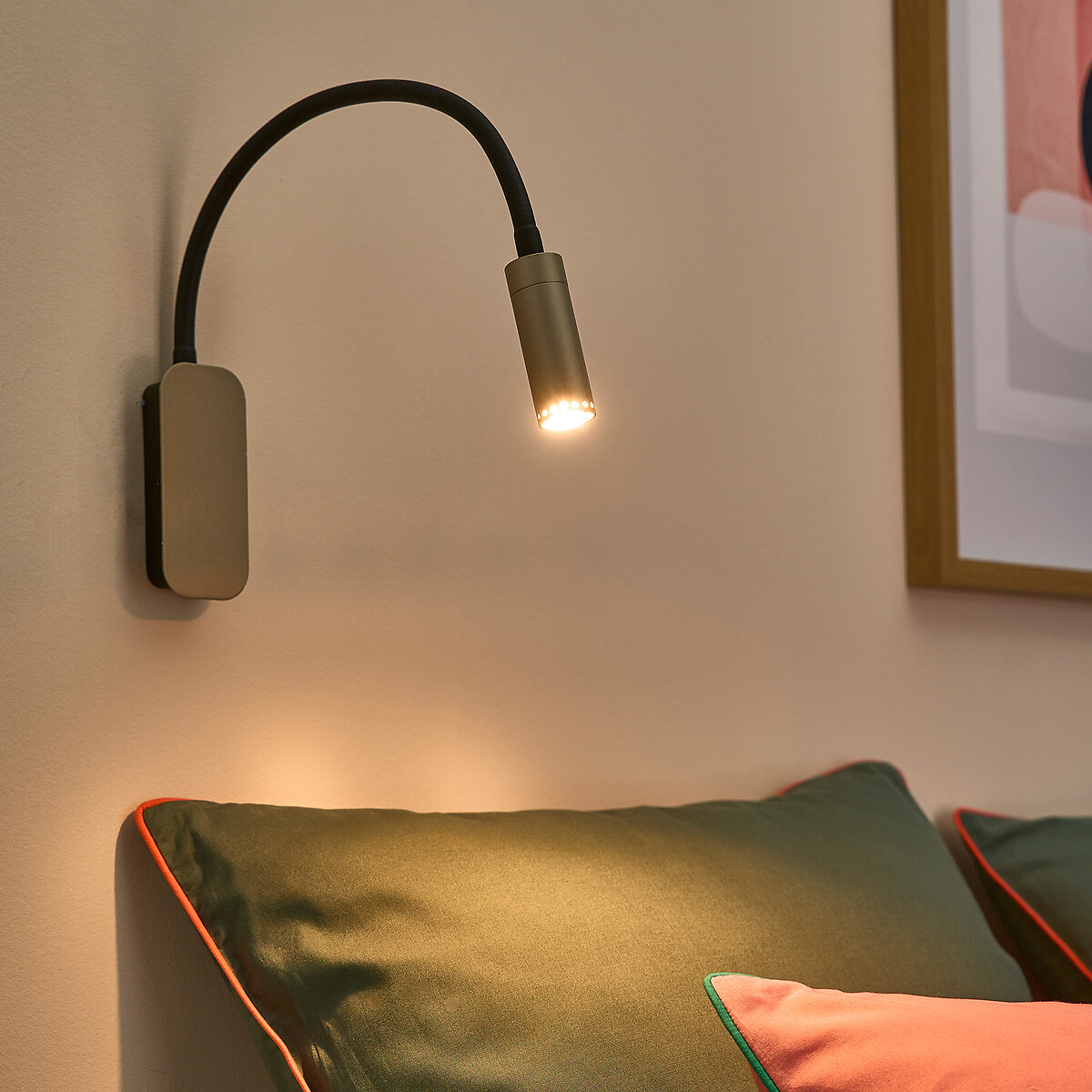 Liliana Articulated Wall/Reading Light mocha/black, LA REDOUTE INTERIEURS