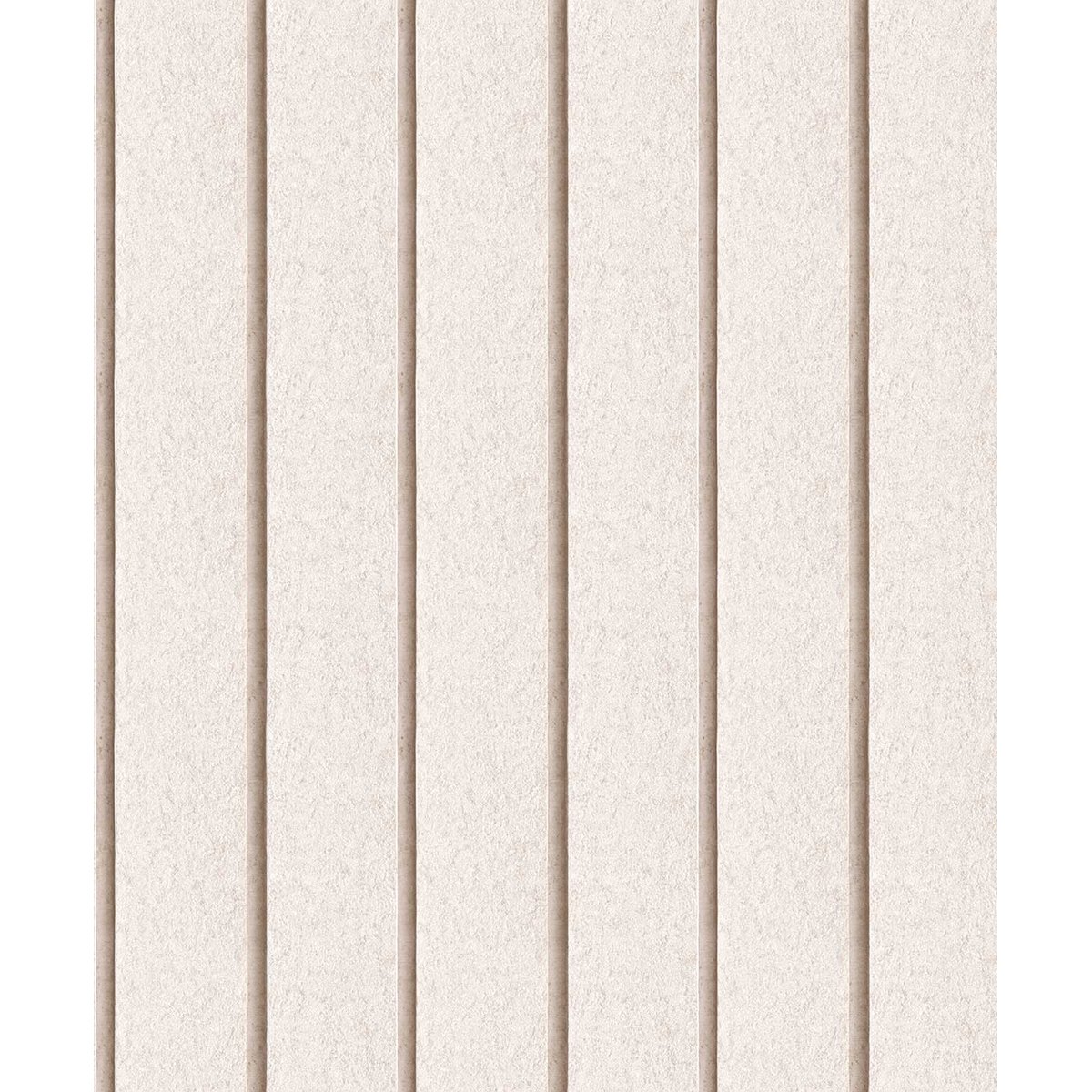 Papier peint texture murale à rainures beige naturel blanc, HEXOA