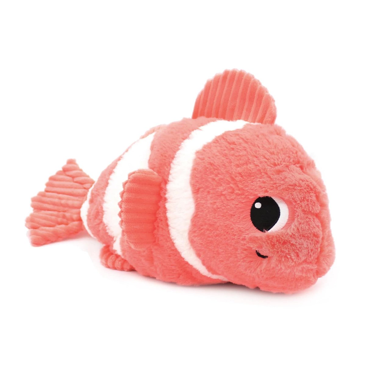 Peluche poisson clown maman et bébé rose, LES DEGLINGOS