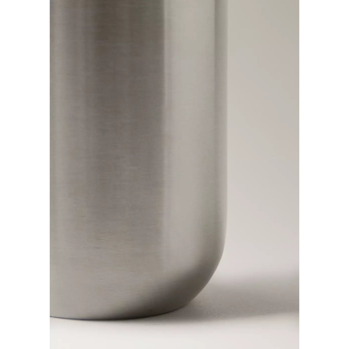 Gobelet porte-brosse à dents en acier inoxydable argent, MANGO HOME