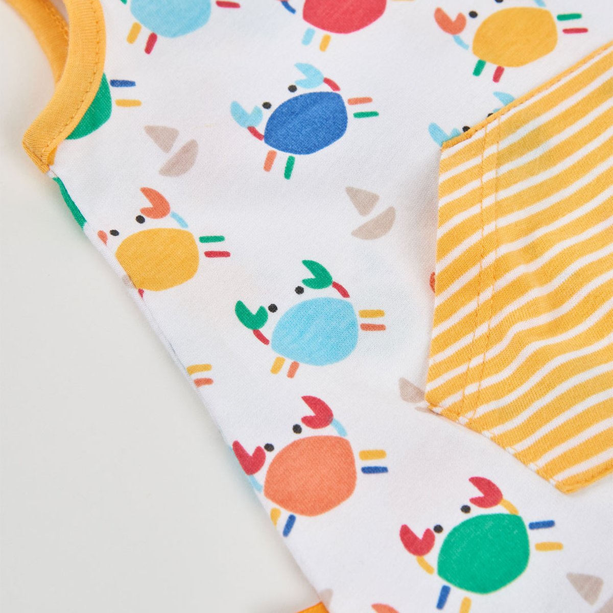 Barboteuse en coton imprimé multicolore, BOBOLI