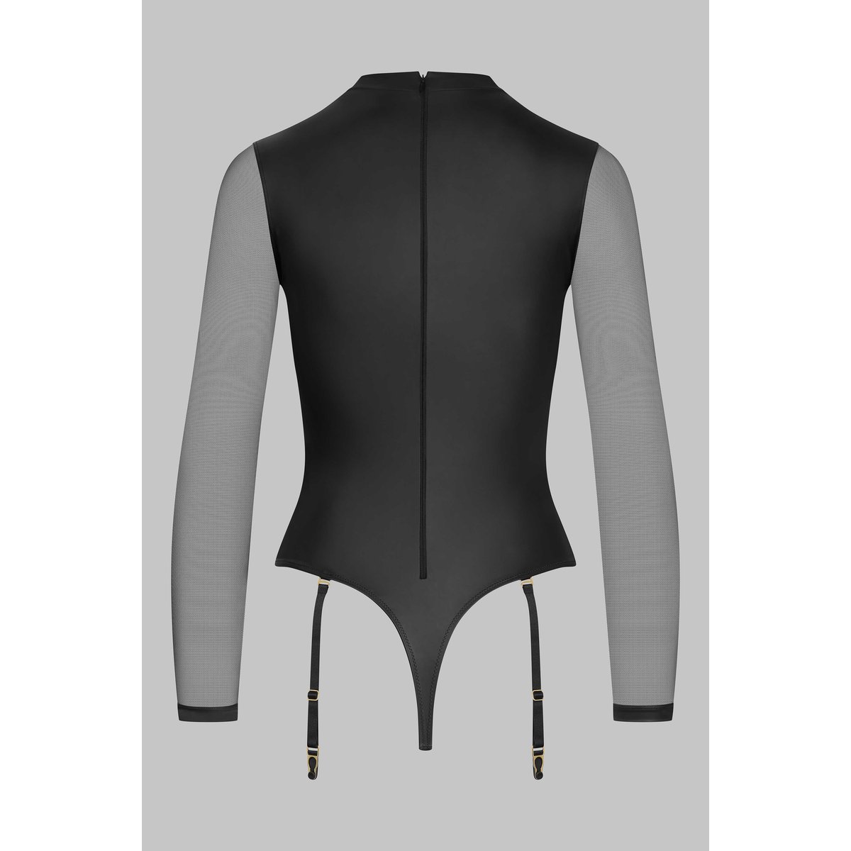 Body Manches Longues CHAMBRE NOIRE noir, MAISON CLOSE