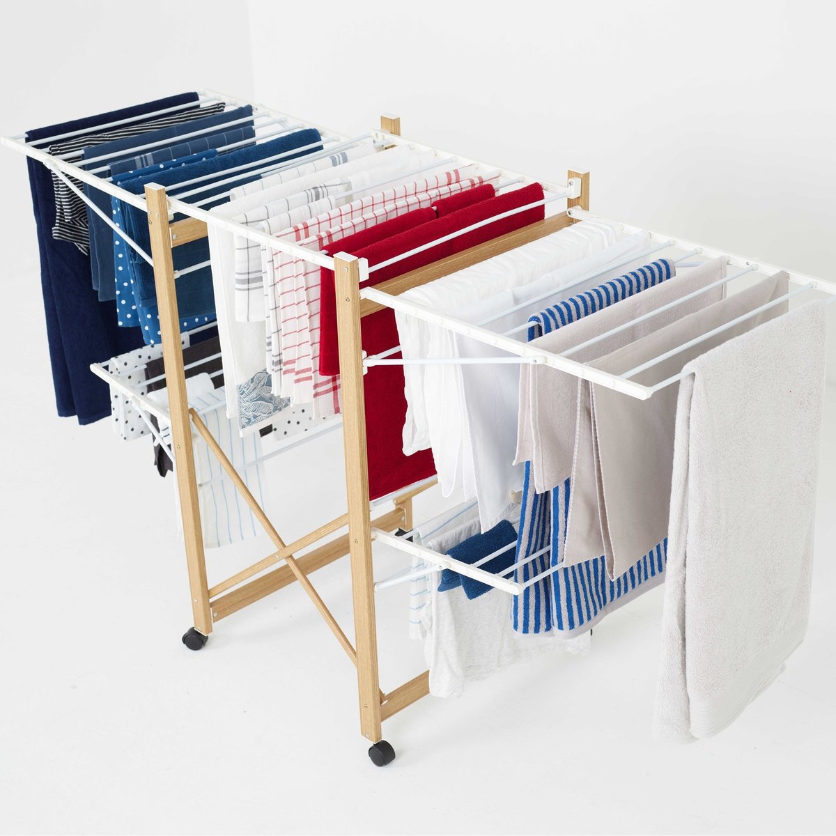 Etendoir à linge pliable USHUAIA blanc, KITCHEN MOVE