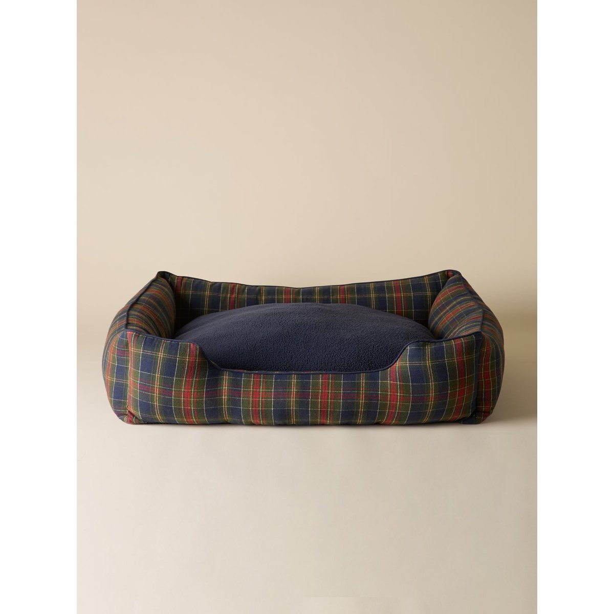 Panier pour chien grande taille - Collection Fine Truffe carreaux ecossais vert, CYRILLUS