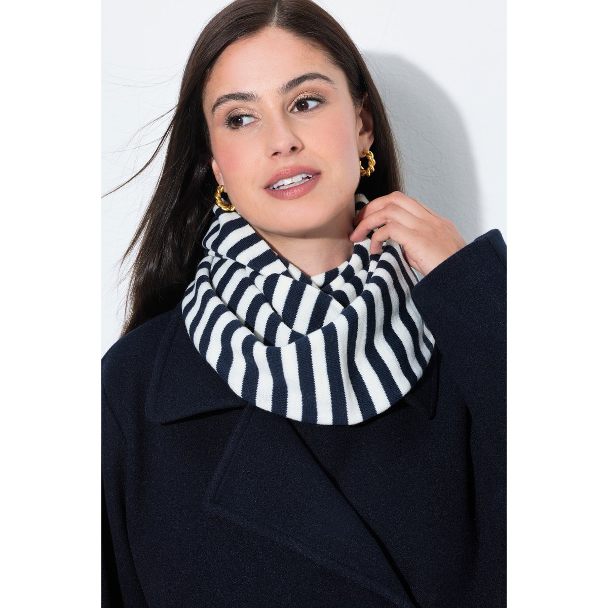 Foulard en maille blanc neige, ULLA POPKEN