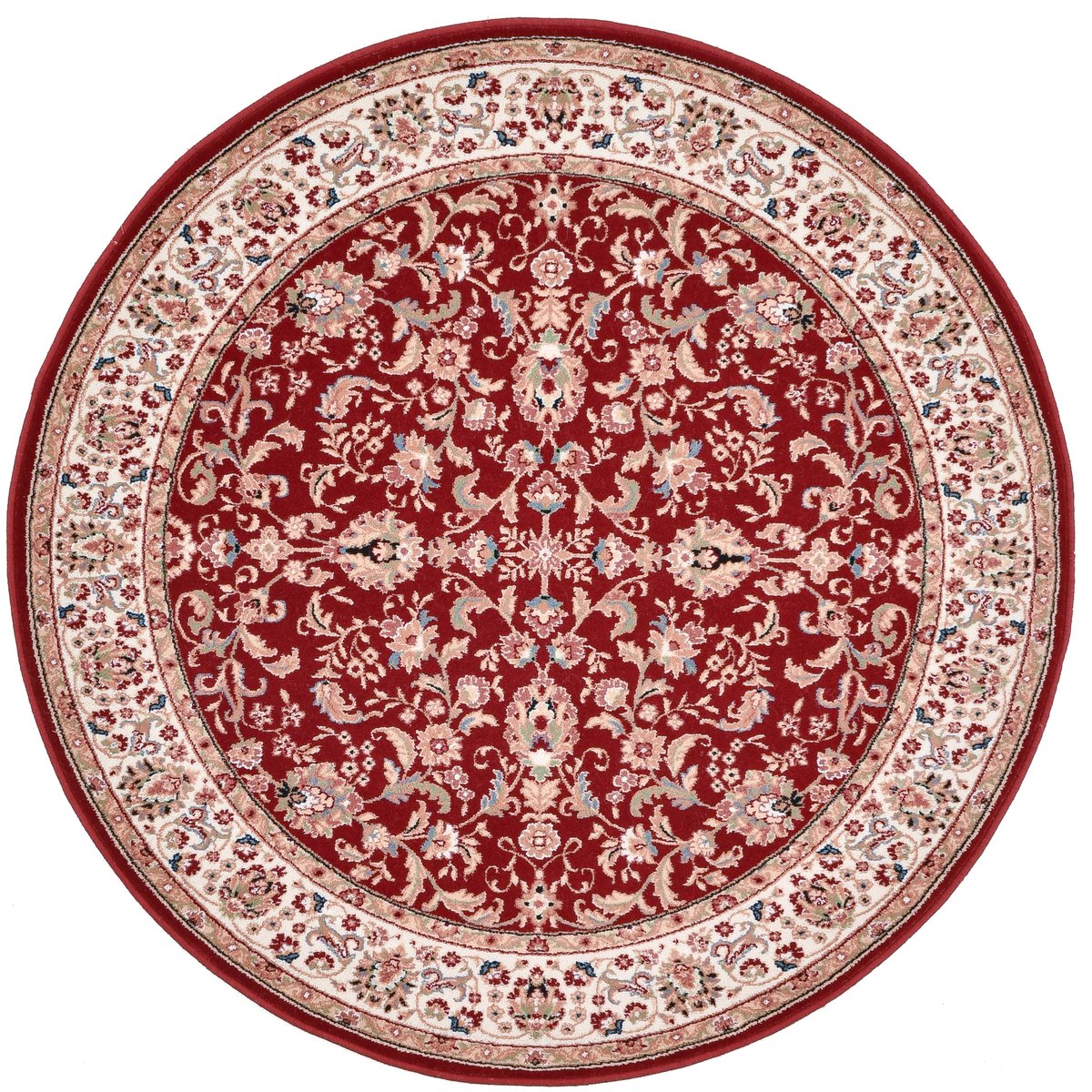 Tapis d'orient floral - DOLNA rouge, THEKO