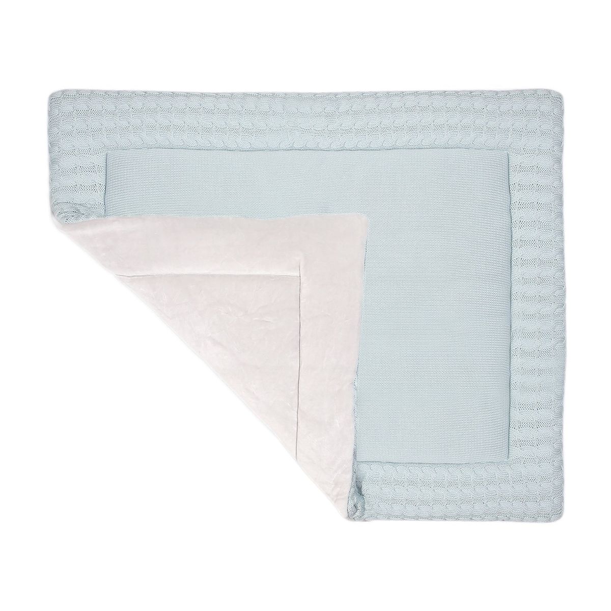 Tapis d’éveil 100% cotton bleu clair, KINDSGUT
