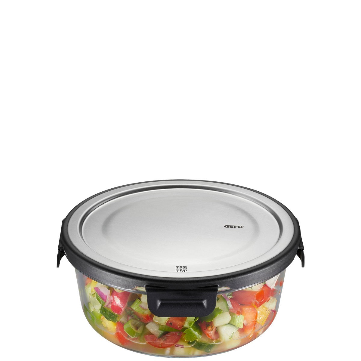 Boîte de conservation verre rond 900 ml MILO transparent, GEFU