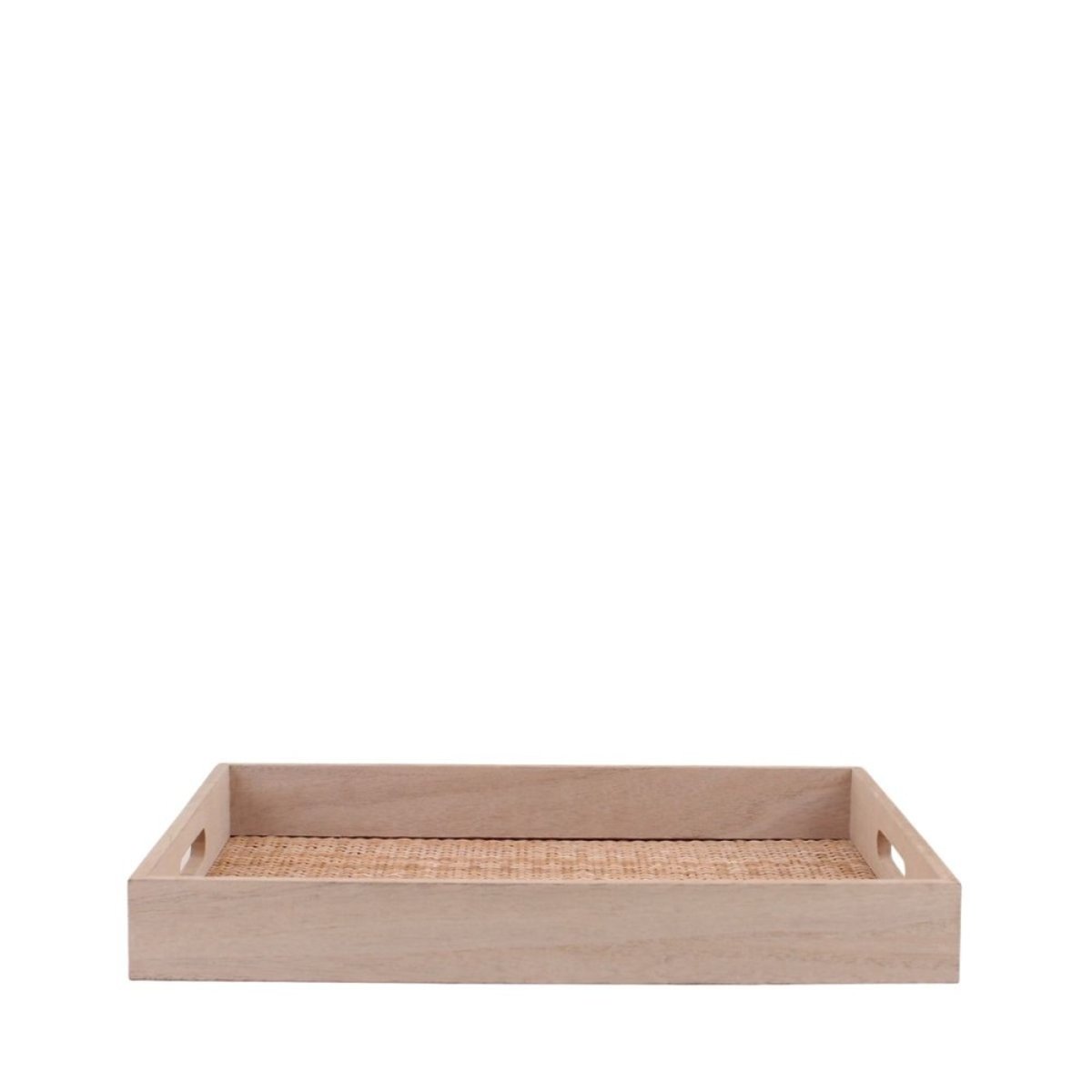 Plateau rectangulaire en rotin 30x40cm naturel, ORNAMI