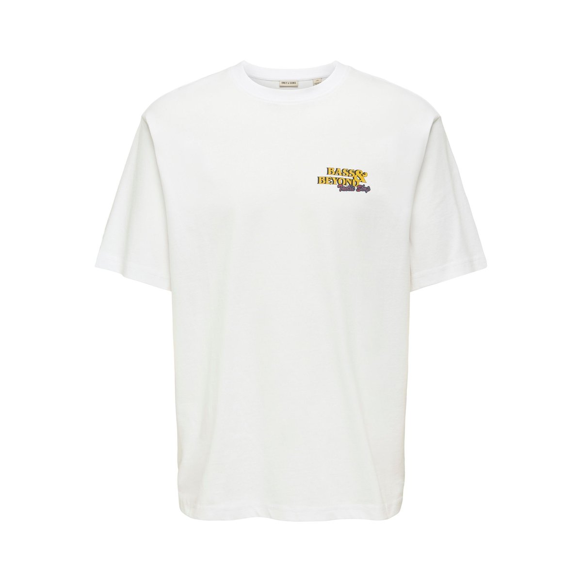 T-Shirt bright white 1, ONLY & SONS