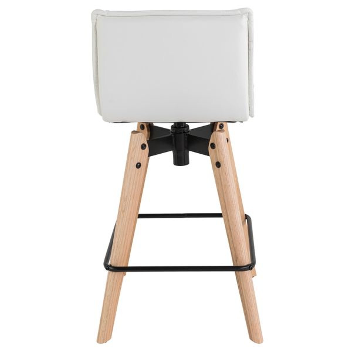 Chaise snack  pieds chêne - agathe blanc, ZAGO