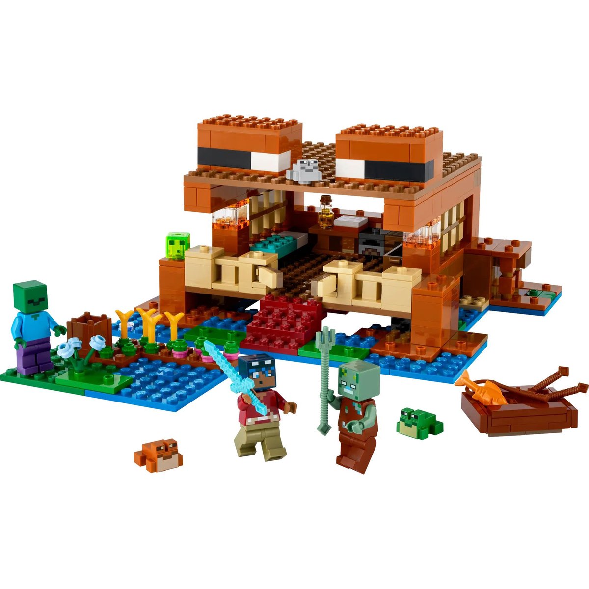 LEGO Minecraft - Maison de la Grenouille (21256) : Aventure et Créativité multicolore, LEGO