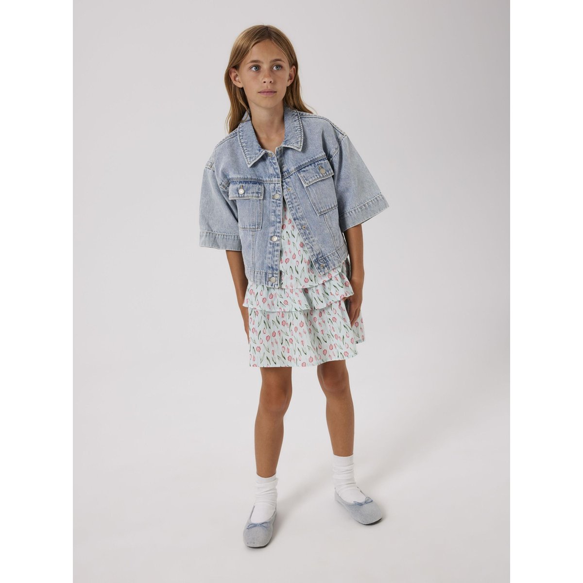 Jupe bleu - misty blue, NAME IT